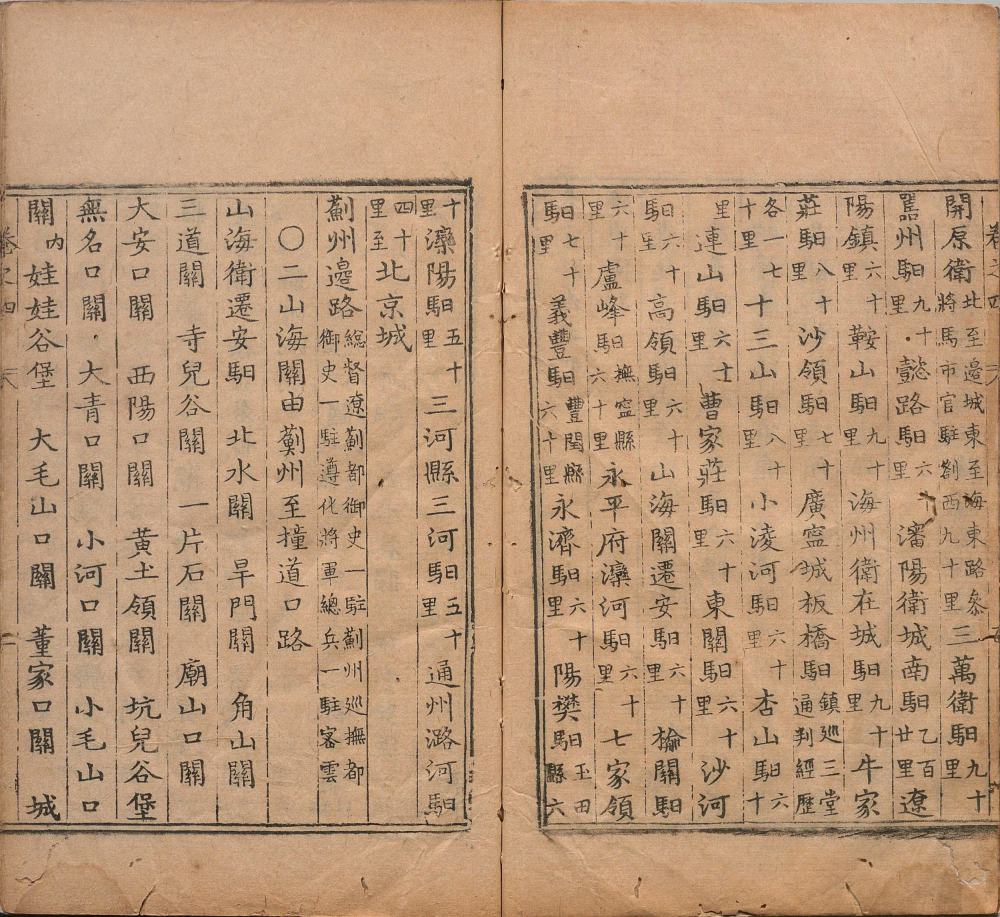 图片[4]-客商一览醒迷天下水陆路程（一统路程图记）-天天向上