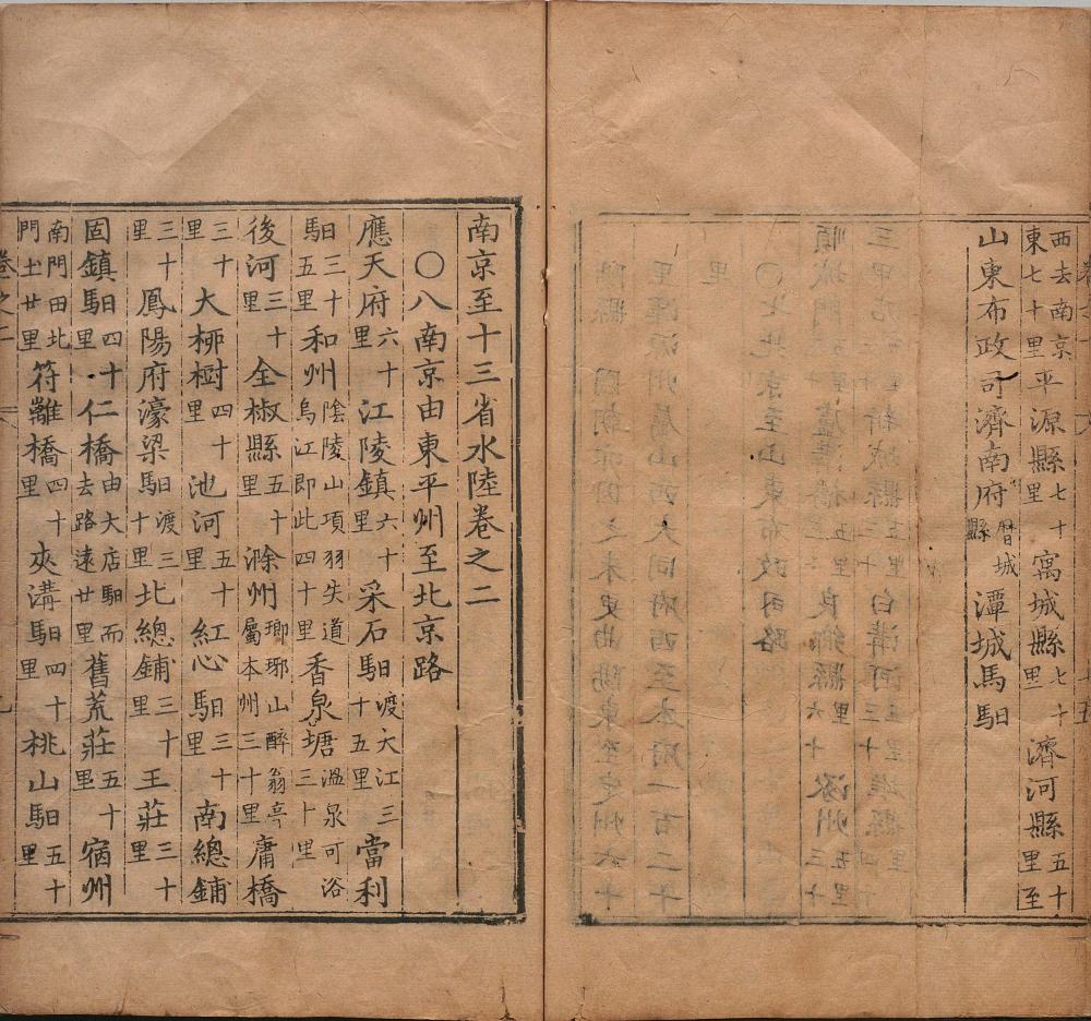 图片[6]-客商一览醒迷天下水陆路程（一统路程图记）-天天向上