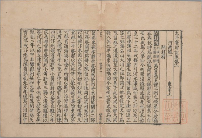 太平寰宇记（南宋时期蜀刊本）-天天向上