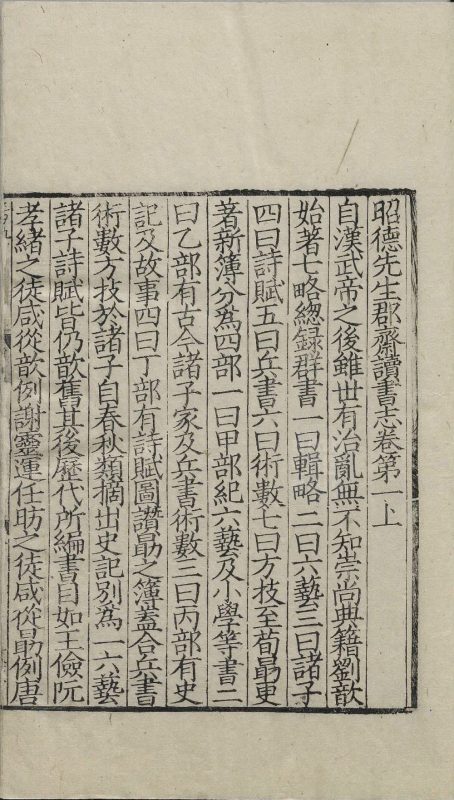 昭德先生郡斋读书志（南宋刊袁本）-天天向上